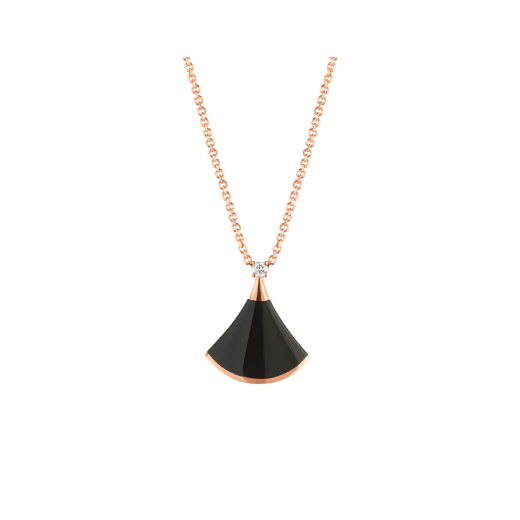 [Angela Jewellery]DREAM NECKLACE ONYX 1 DIAMOND