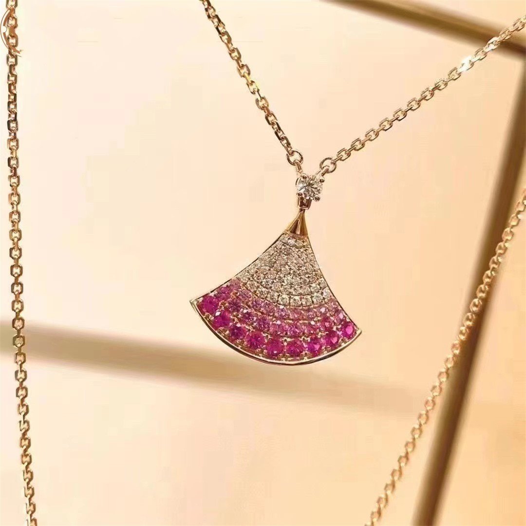 [Angela Jewellery]DREAM NECKLACE PINK GOLD PINK DIAMOND