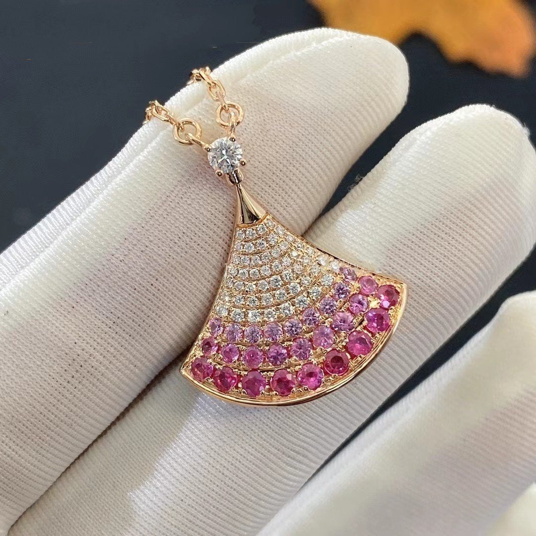 [Angela Jewellery]DREAM NECKLACE PINK GOLD PINK DIAMOND