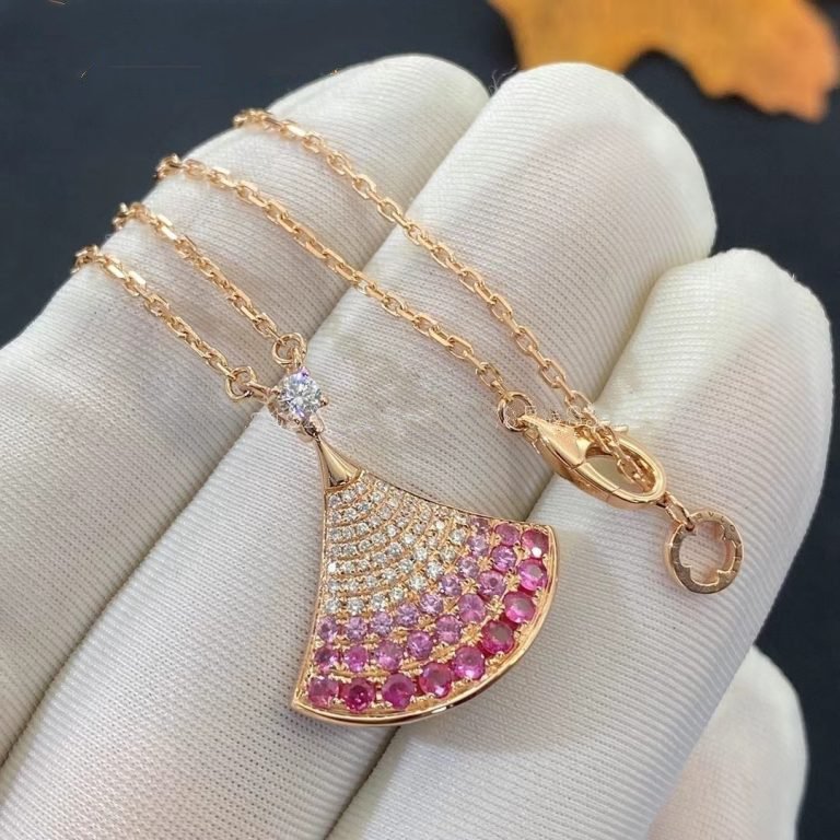 [Angela Jewellery]DREAM NECKLACE PINK GOLD PINK DIAMOND