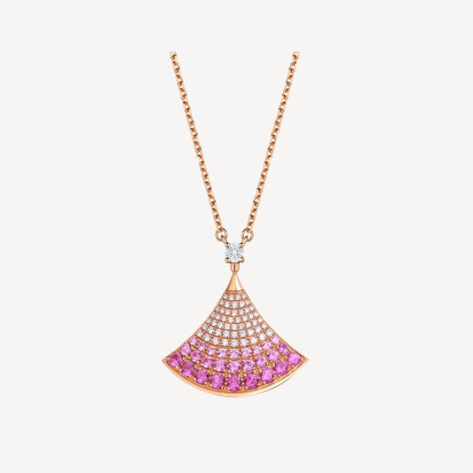 [Angela Jewellery]DREAM NECKLACE PINK GOLD PINK DIAMOND