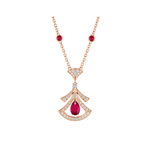 [Angela Jewellery]DREAM NECKLACE CARNELIAN DIAMOND PINK GOLD