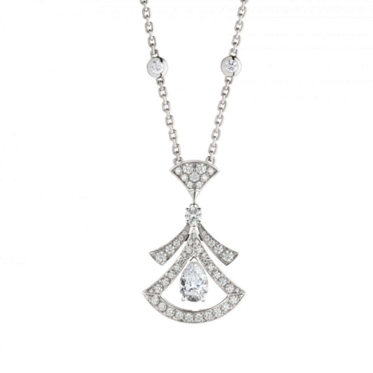 [Angela Jewellery]DREAM NECKLACE WHITE DIAMOND SILVER