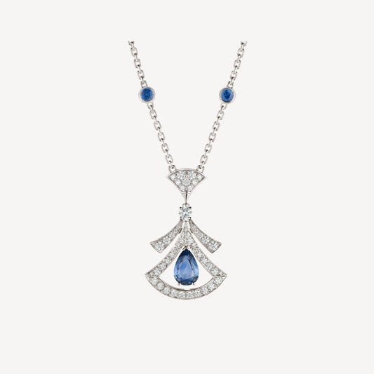 [Angela Jewellery]DREAM NECKLACE AGATE DIAMOND SILVER