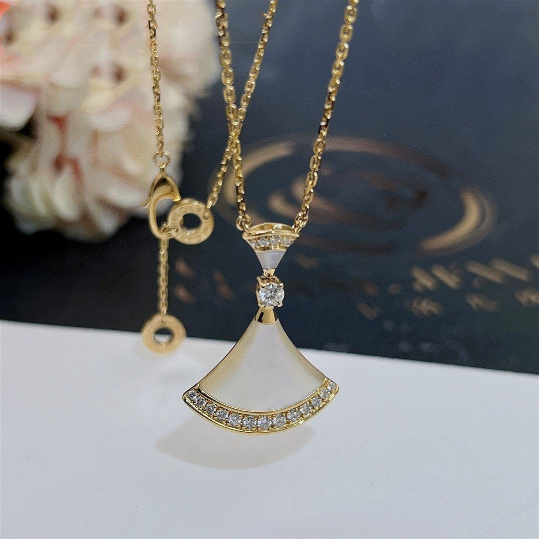 [Angela Jewellery]DREAM NECKLACE MOP GOLD DIAMOND