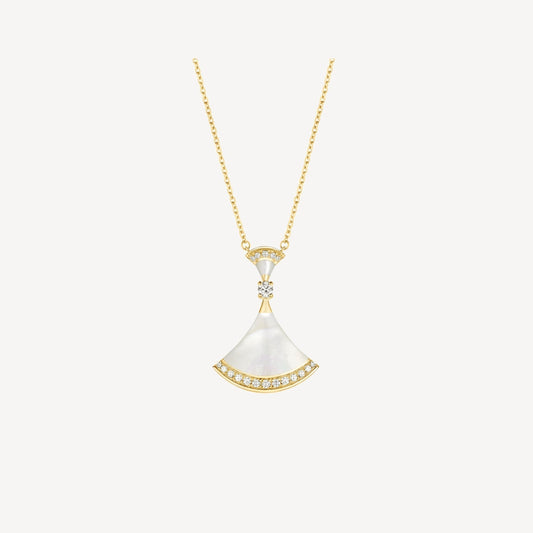 [Angela Jewellery]DREAM NECKLACE MOP GOLD DIAMOND