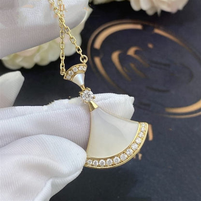 [Angela Jewellery]DREAM NECKLACE MOP GOLD DIAMOND