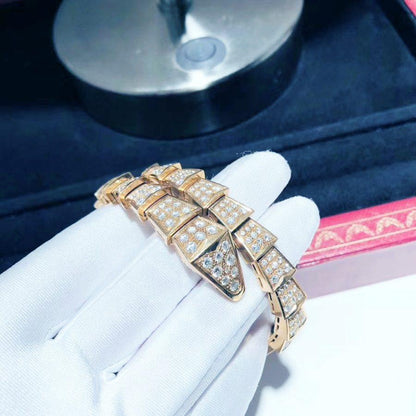 [Angela Jewellery]SERPENTI BRACELET 8MM PINK GOLD DIAMOND
