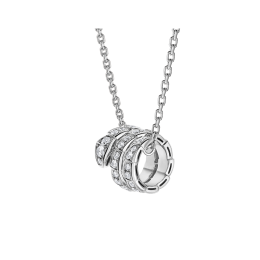 [Angela Jewellery]SERPENTI  NECKLACE DOUBLE RING DIAMOND