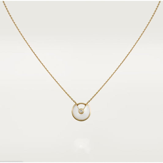 [Angela Jewellery]AMULETTE ROSE GOLD MOP NECKLACE