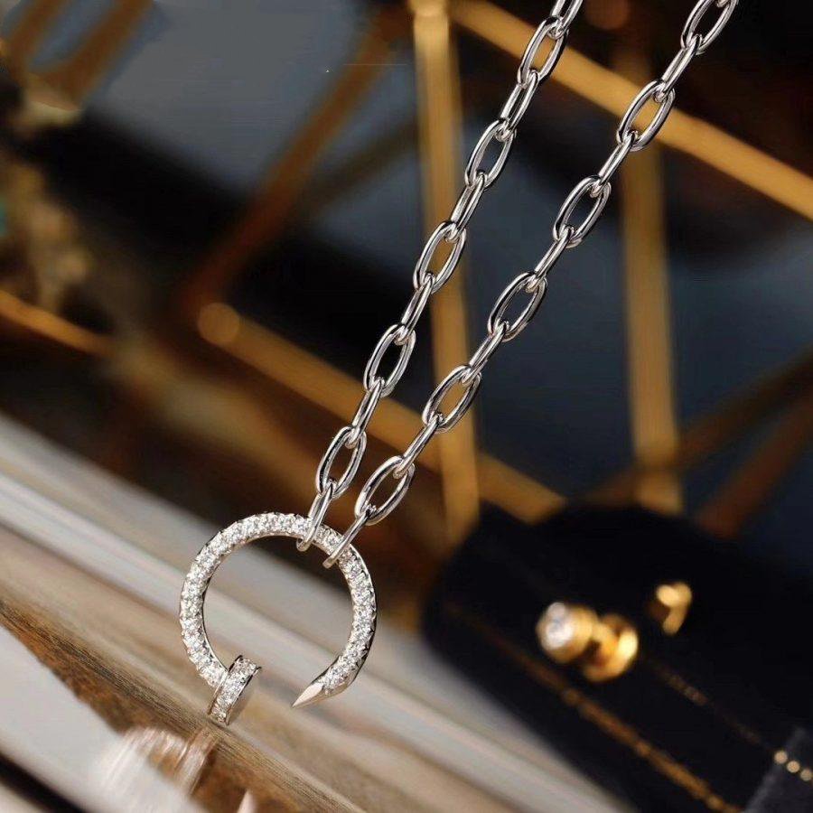 [Angela Jewellery]JUSTE NECKLACE DIAMONDS