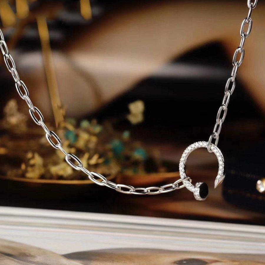 [Angela Jewellery]JUSTE NECKLACE DIAMONDS