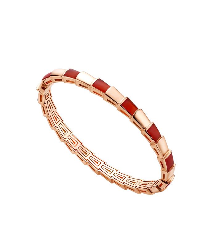 [Angela Jewellery]SERPENTI BRACELET PINK GOLD RUBELLITE