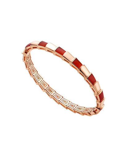 [Angela Jewellery]SERPENTI BRACELET PINK GOLD RUBELLITE