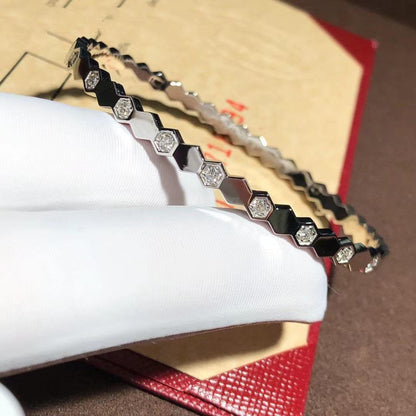 [Angela Jewellery]BEE LOVE SILVER DIAMOND BRACELET