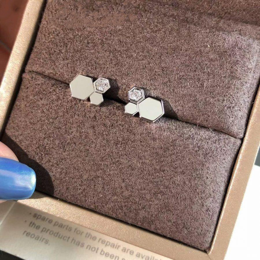 [Angela Jewellery]BEE LOVE SILVER DIAMOND EARRINGS