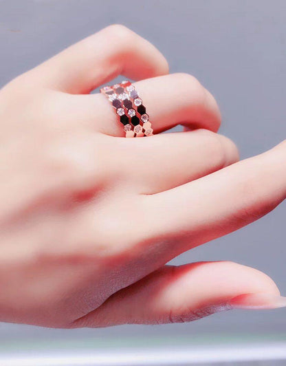 [Angela Jewellery]BEE LOVE RING PINK GOLD DIAMOND