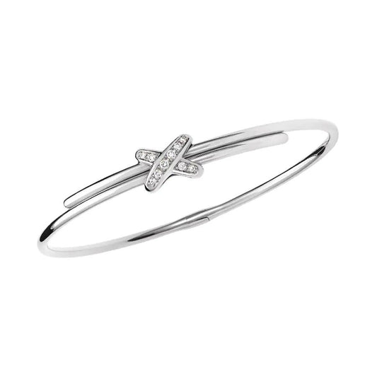 [Angela Jewellery]JEUX DE BRACELET SILVER DIAMONDS