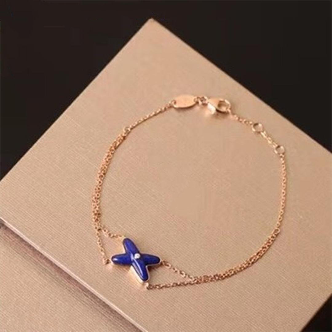 [Angela Jewellery]Hollow Design Four-Leaf Clover Flower Shape Ring
