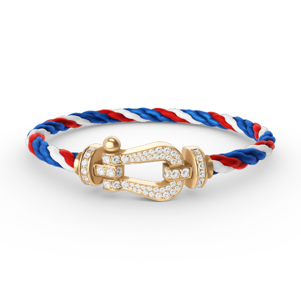 [Angela Jewellery]FORCE LARGE HORSESHOE FULL DIAMOND BRACELET GOLD