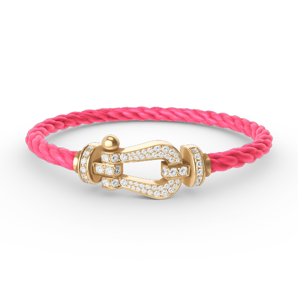 [Angela Jewellery]FORCE LARGE HORSESHOE FULL DIAMOND BRACELET GOLD