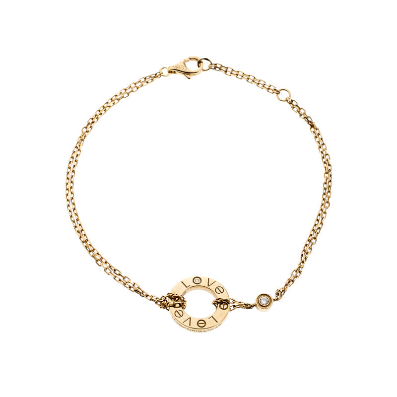 [Angela Jewellery]LOVE BRACELET 2 DIAMOND