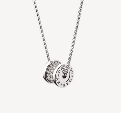[Angela Jewellery]ZERO 1 SILVER DIAMOND NECKLACE