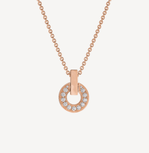 [Angela Jewellery]GARI NECKLACE PINK GOLD DIAMOND