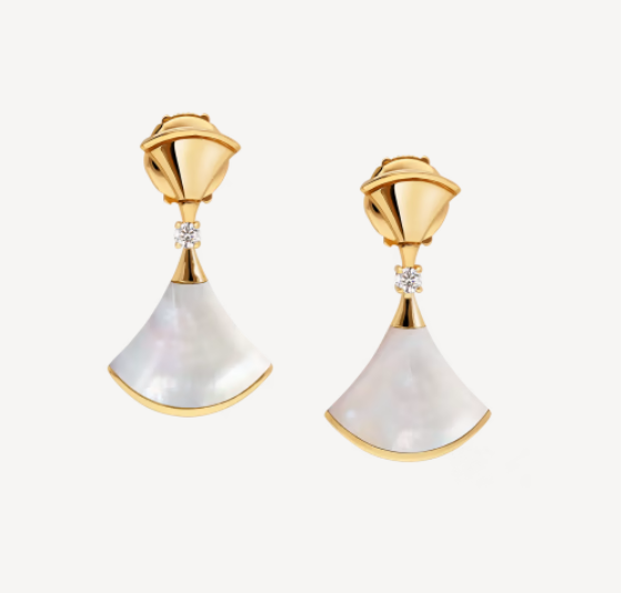 [Angela Jewellery]DREAM MOP 1 DIAMOND EARRINGS