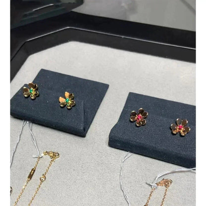 [Angela Jewellery]FRIVOLE  FLOWER PINK EARRINGS