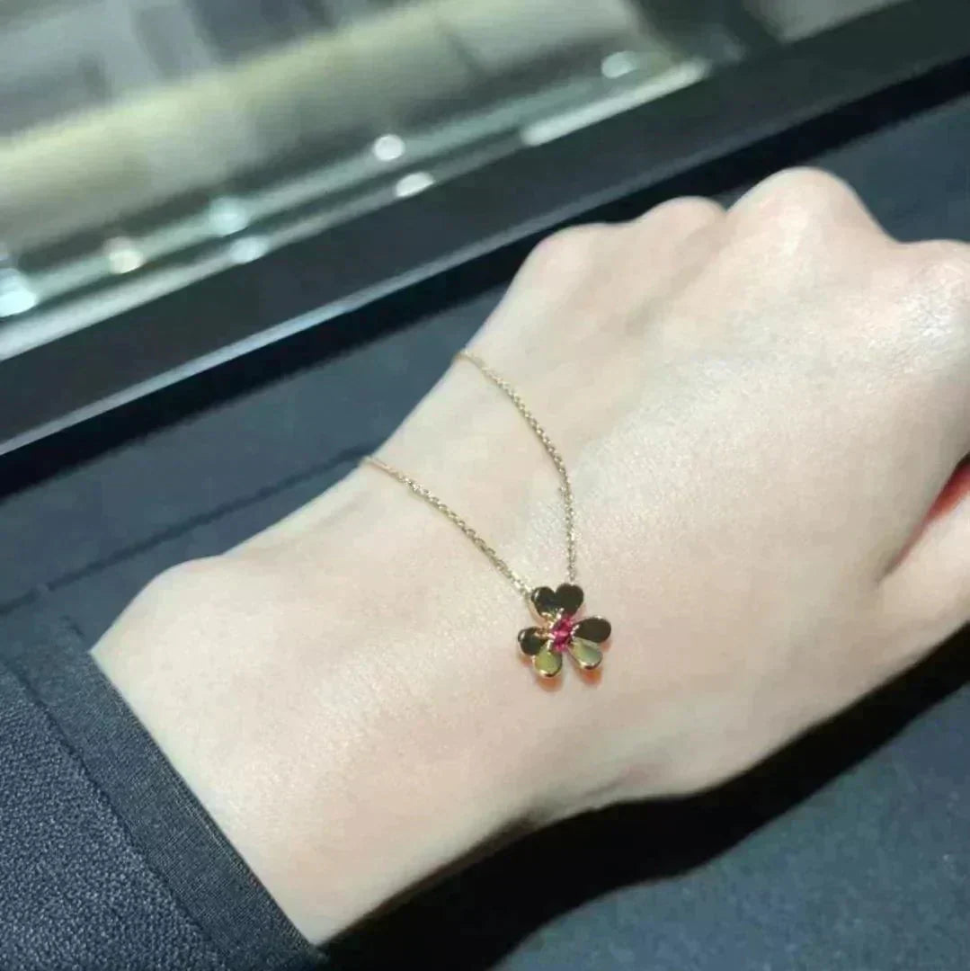 [Angela Jewellery]FRIVOLE GOLD FLOWER NECKLACE
