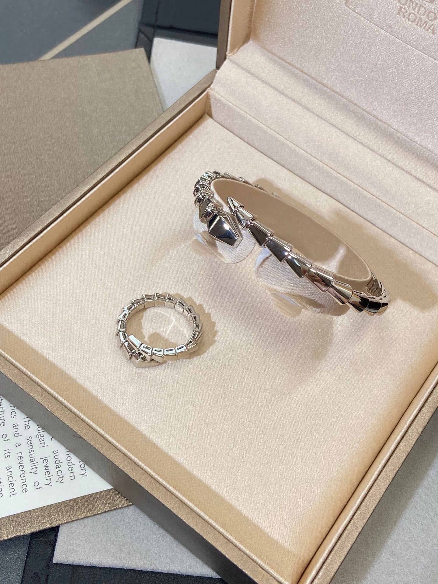 [Angela Jewellery]SERPENTI VIPER SILVER BRACELET