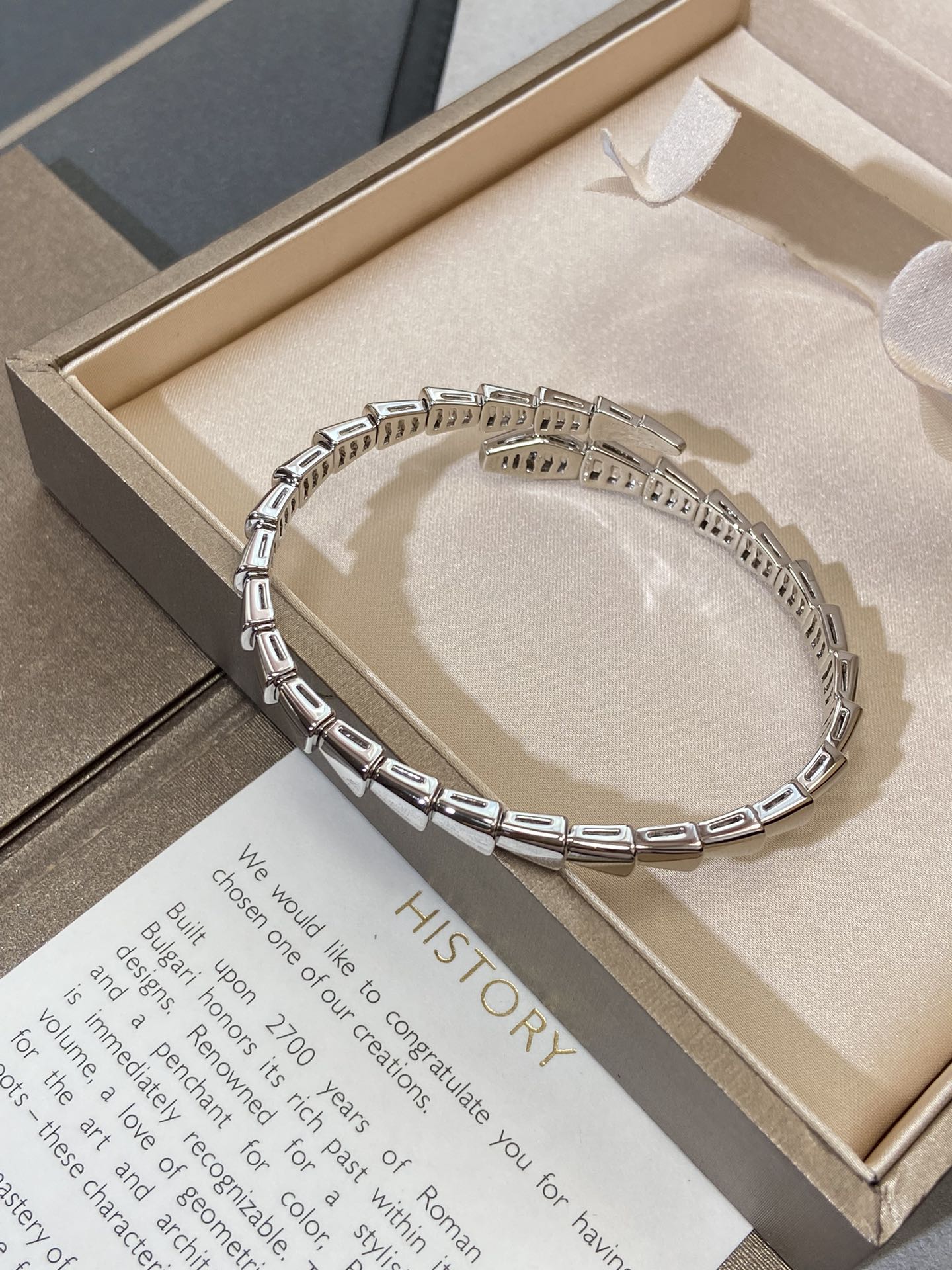 [Angela Jewellery]SERPENTI VIPER SILVER BRACELET