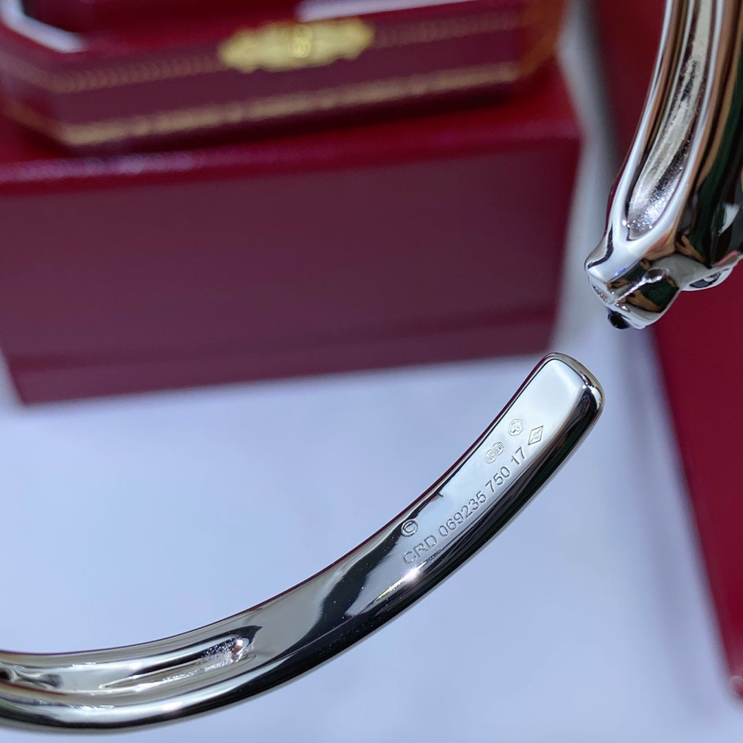 [Angela Jewellery]PANTHERE SILVER OPEN BRACELET