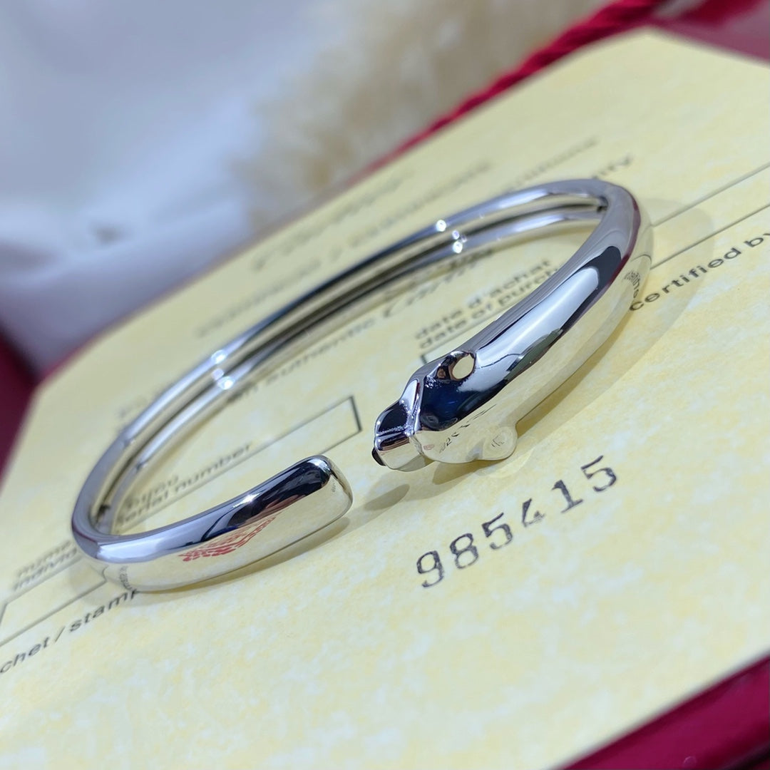 [Angela Jewellery]PANTHERE SILVER OPEN BRACELET