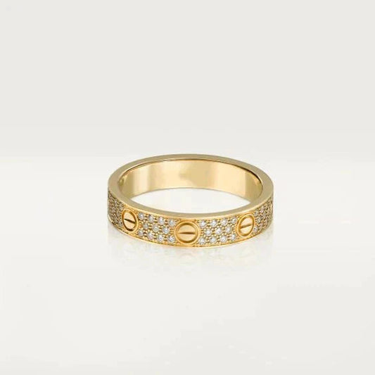 [Angela Jewellery]LOVE RING 3.6MM DIAMOND PAVED